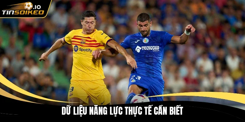 Dữ liệu năng lực thực tế cần biết
