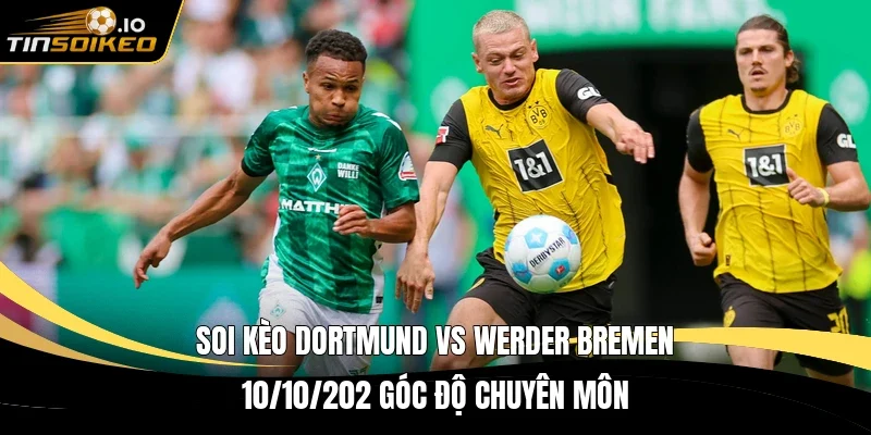 Soi kèo Dortmund vs Werder Bremen 10/10/202 góc độ chuyên môn